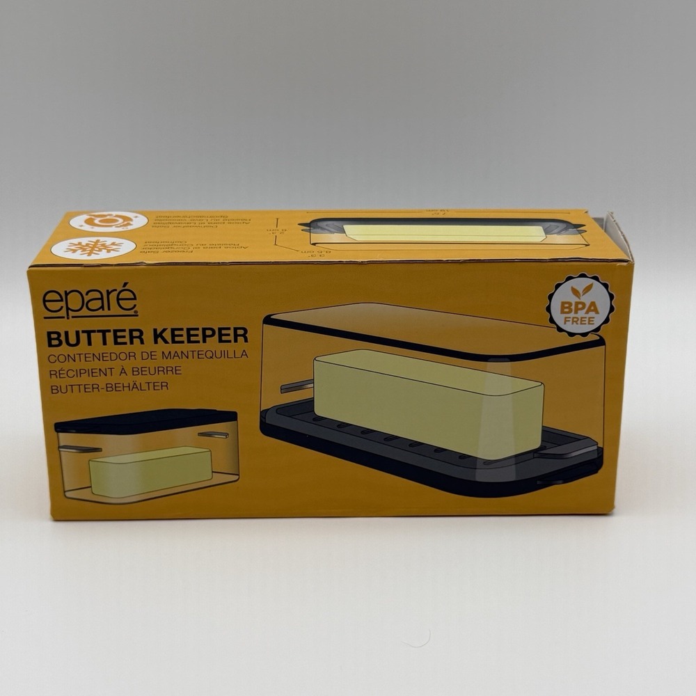 Eparé Butter Keeper BPA-Free Butter Dish – Dishwasher & Freezer‎ Safe